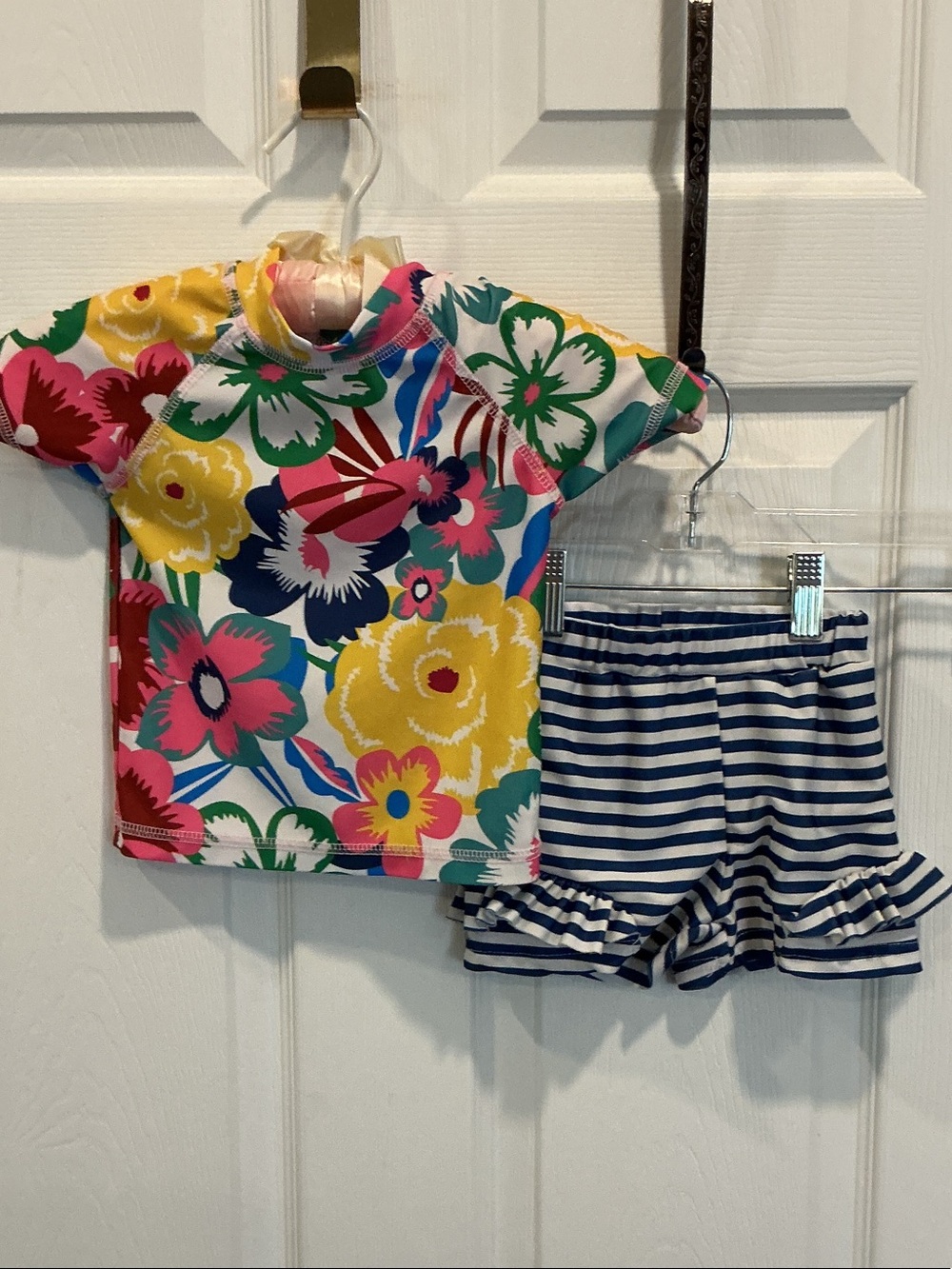 Little Girls Swim Suit 2 piece Set